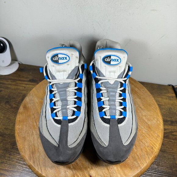 Nike Men\'s Air Max 95 OG‎ Crystal Blue Men\'s Size 10.5 Shoe AT8696-100